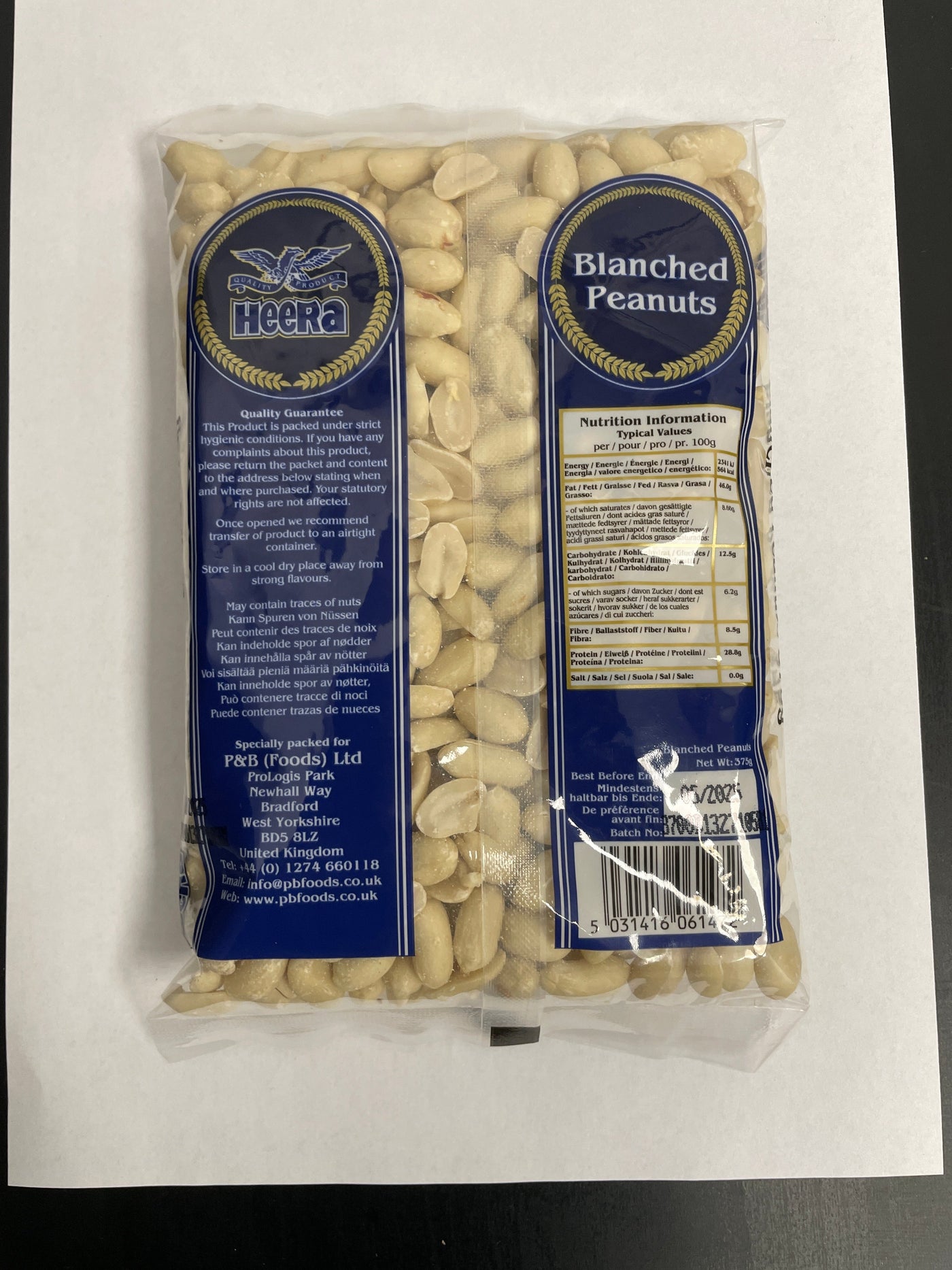 Heera Blanched Peanuts 375g - Image 2