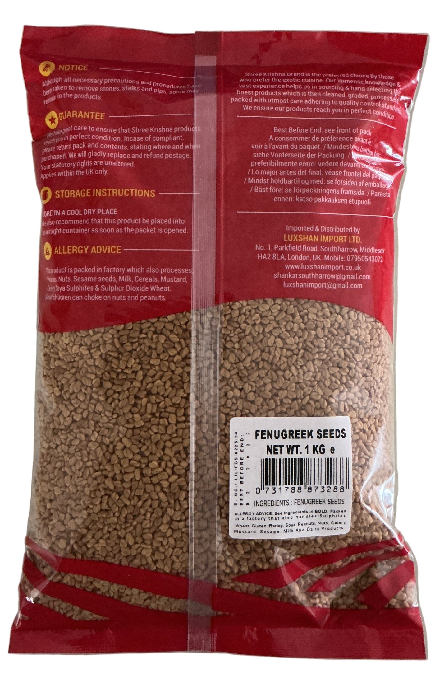 Shree Krishna Fenugreek Seeds 1Kg - Image 2