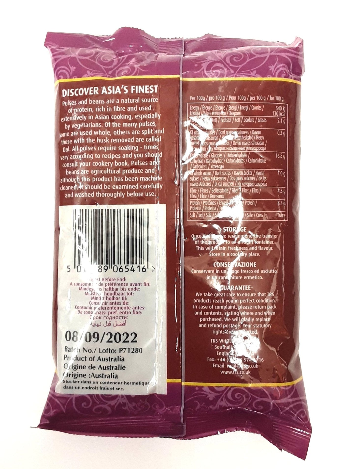 TRS Chick Peas Kala Chana 500g - Image 2