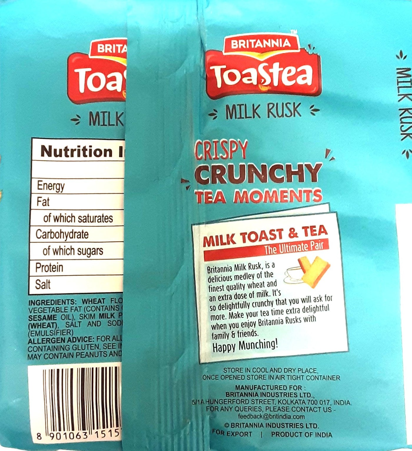 Britannia Milk Rusk 207g PM - Image 2