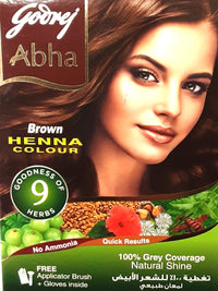 Godrej Brown Heena Hair Colour 10g x 6 Sachets