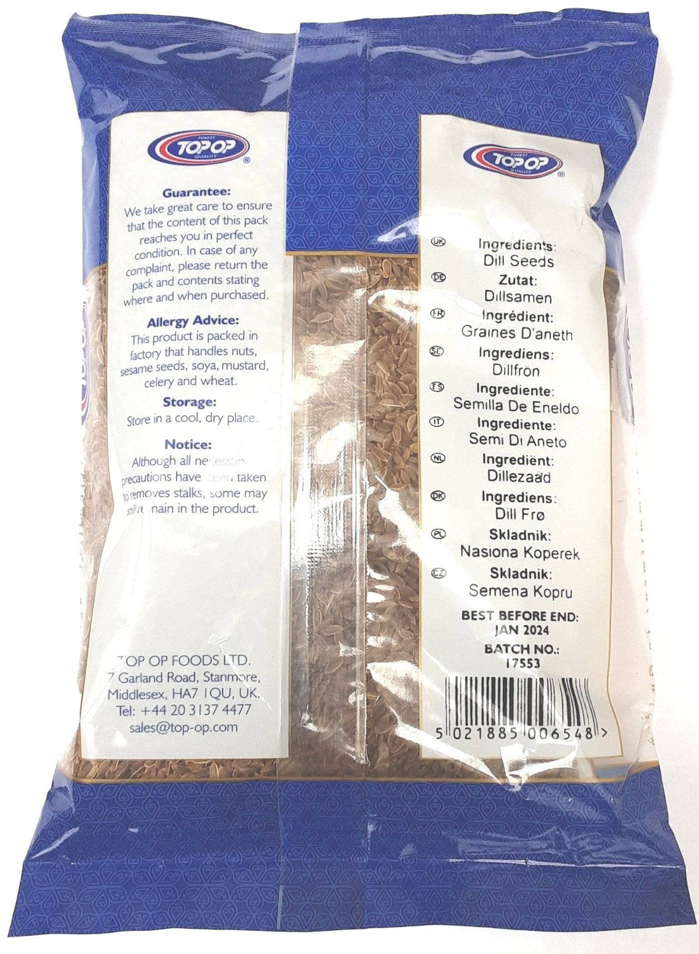 Top Op Suva Dill Seeds 300g - Image 2