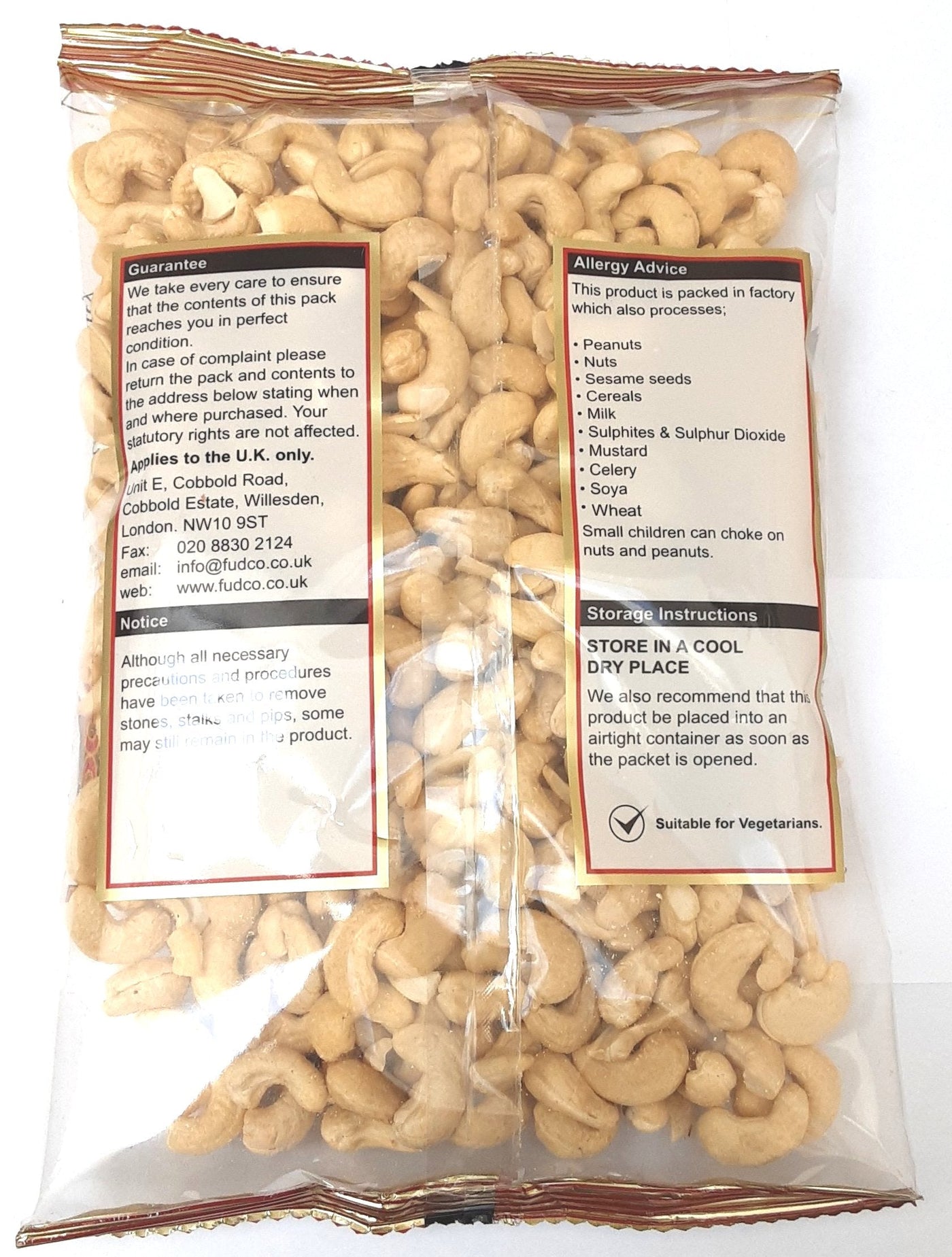 Fudco Cashew Jumbo Nuts 700g - Image 2