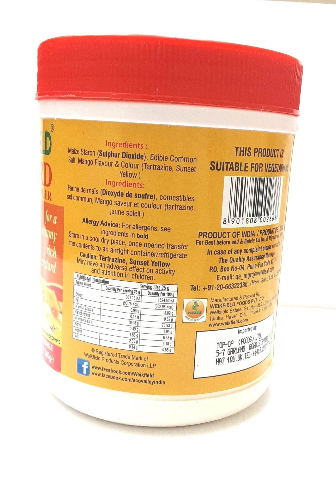 Weikfield Custard Powder Mango 300g - Image 2