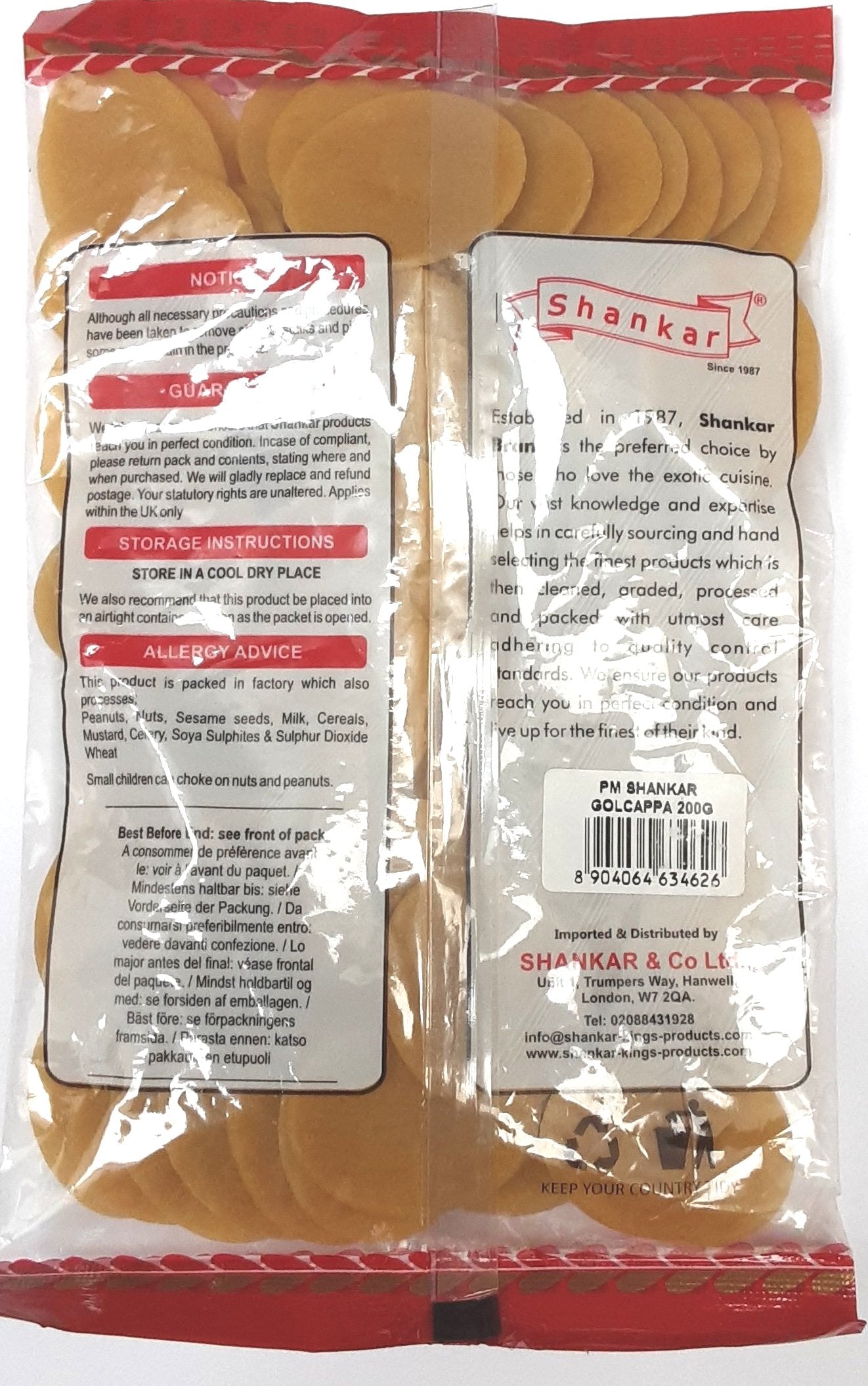 Shankar Golgappa Pani Puri Raw 200g - Image 2