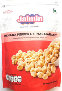 Jaimin Phool Makhana Pepper & Himalayan Salt 80g