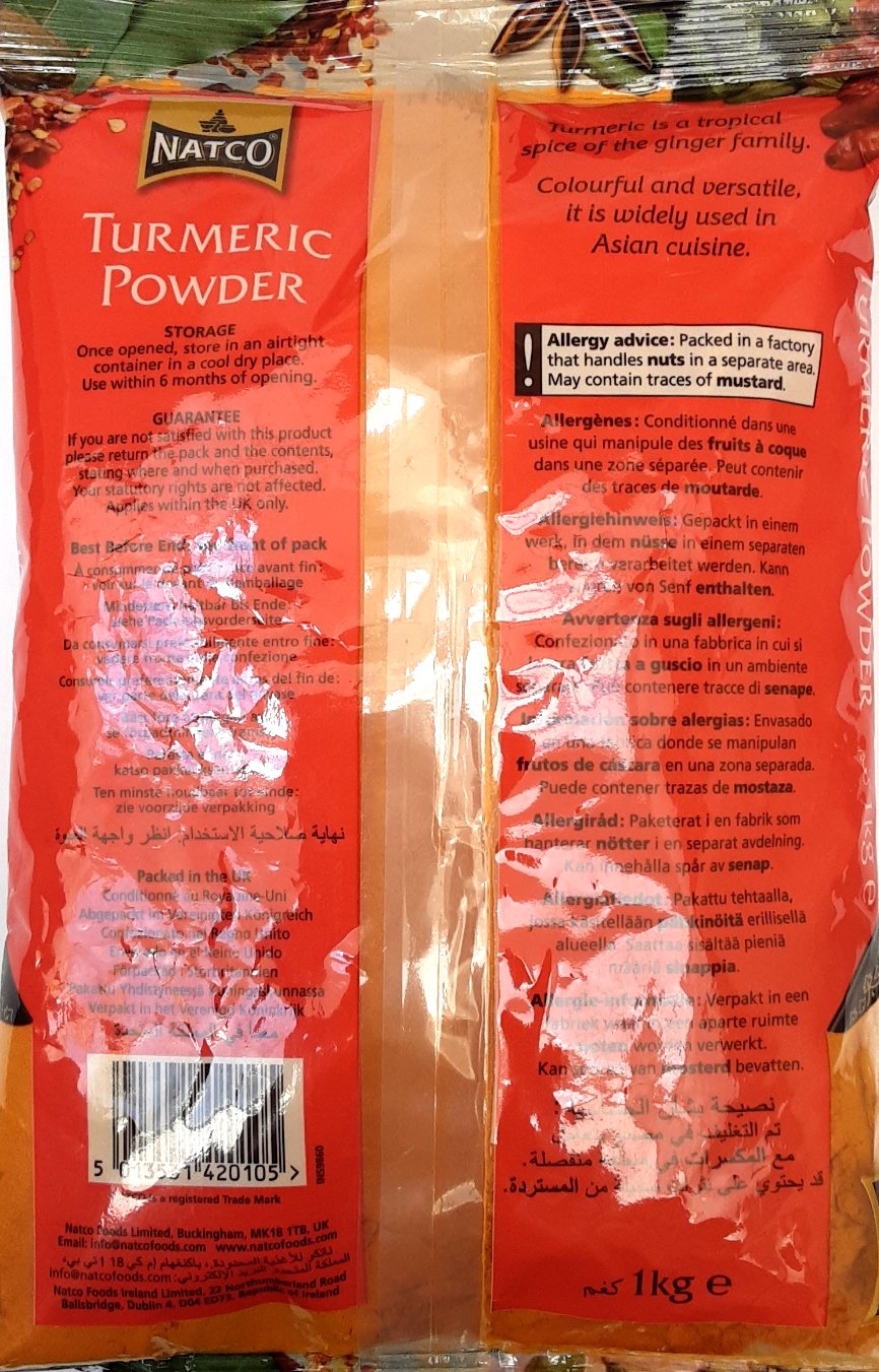 Natco Haldi Turmeric Powder 1kg - Image 2