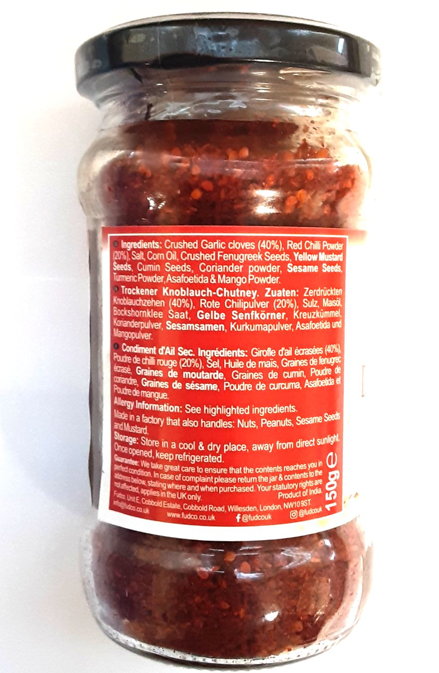 Fudco Chutney Dry Garlic 150g - Image 2