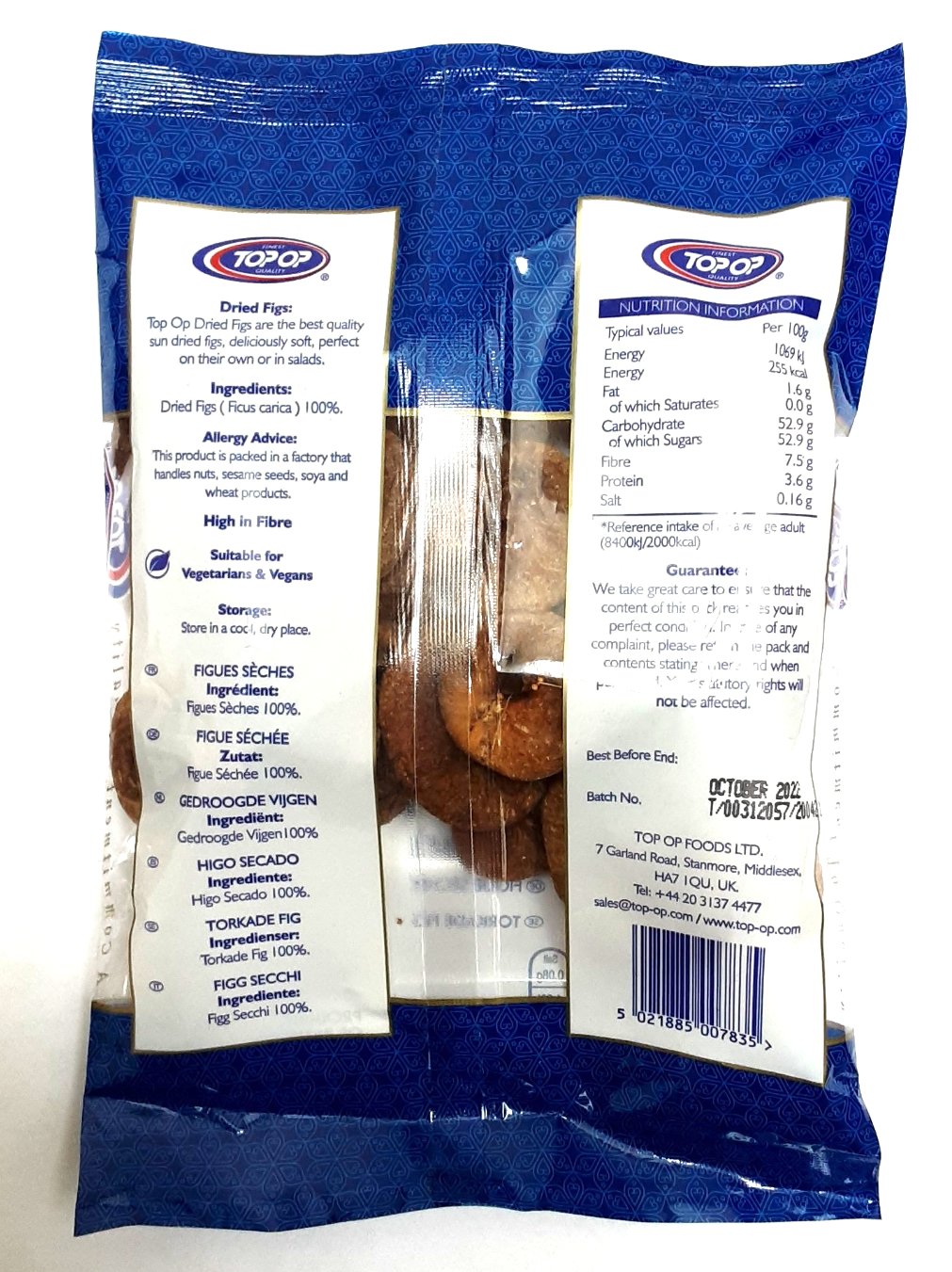 Top Op Dried Figs Anjeer 250g - Image 2