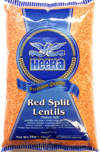 Heera Lentils Red Split Masoor Dall 2kg