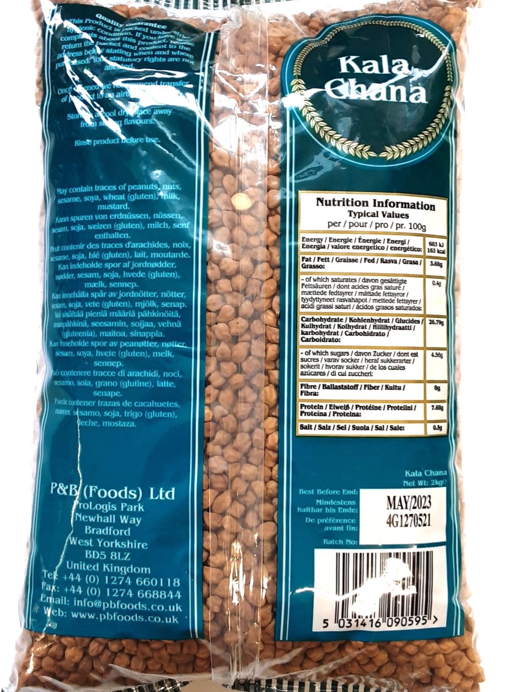 Heera Chick Peas Kala Chana 2kg - Image 2