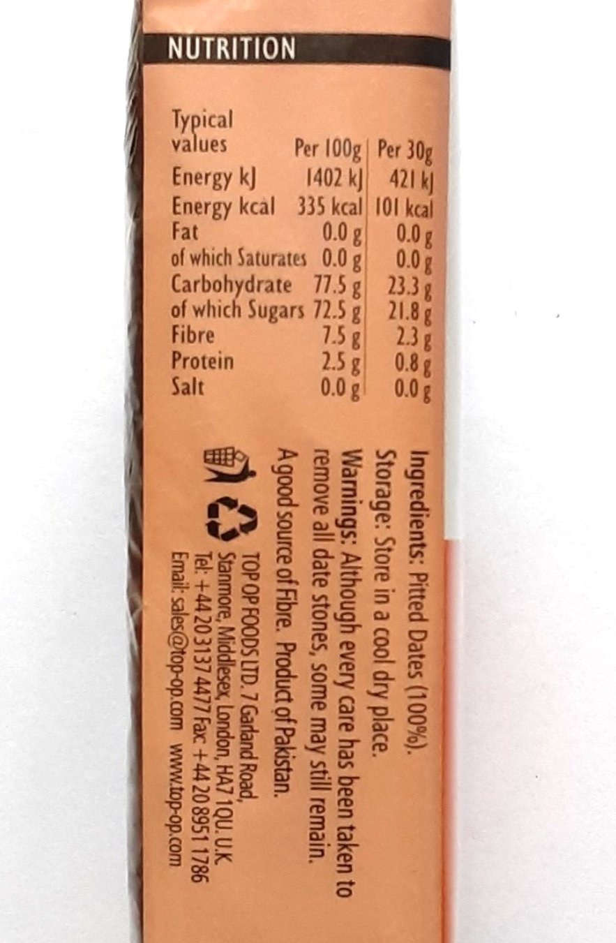 Top Op Pitted Dates 500g - Image 2