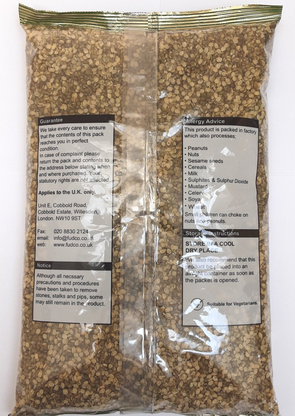 Fudco Lentils Moong Dall Chilka 1.5kg - Image 2