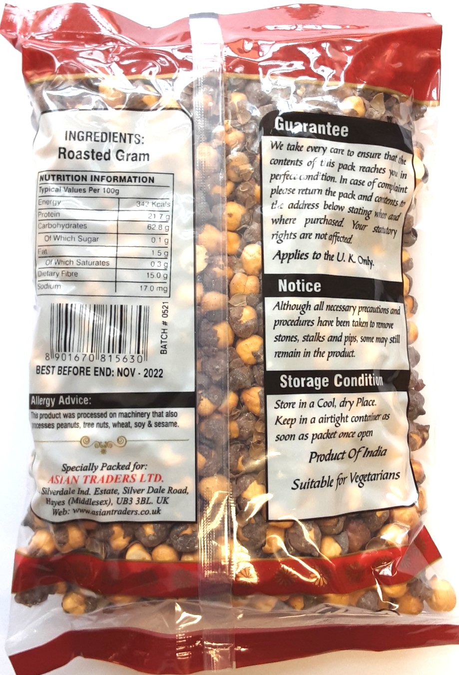 Saras Mahabaleshwari Chana Roasted 300g - Image 2