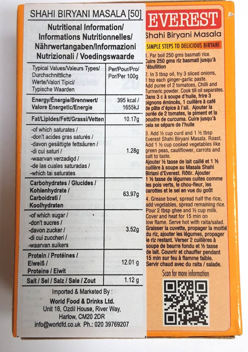 Everest Shahi Biryani Masala 60g - Image 2