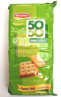 Britannia 50 50 Sweet & Salty Crackers 6 x 62g PM