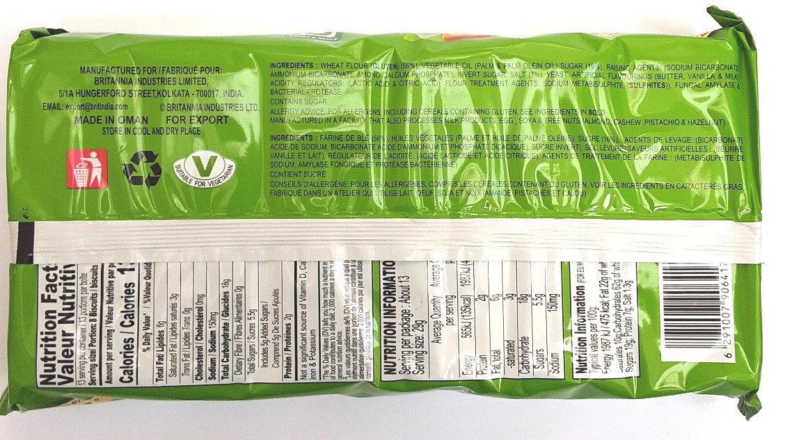 Britannia 50 50 Sweet & Salty Crackers 6 x 62g PM - Image 2
