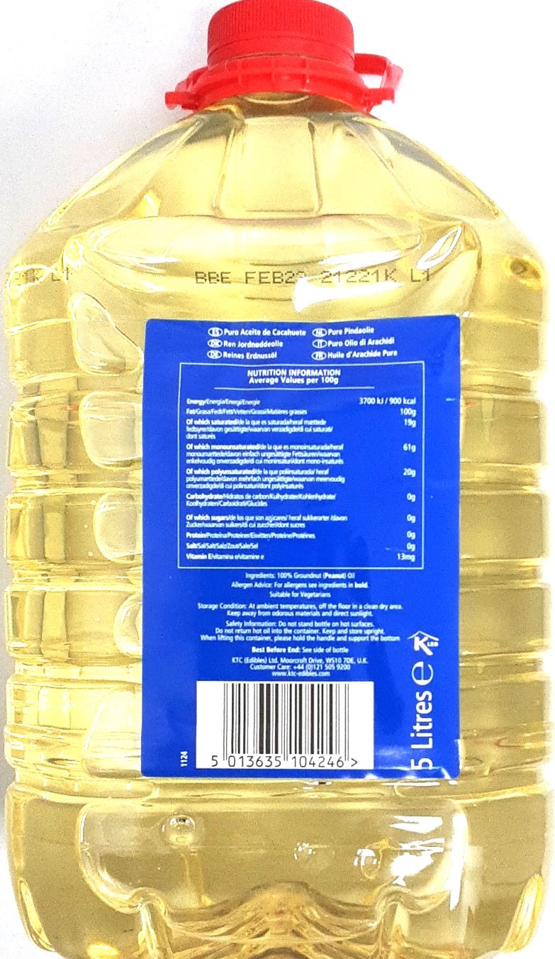 KTC Oil Groundnut Pure 5ltr - Image 2