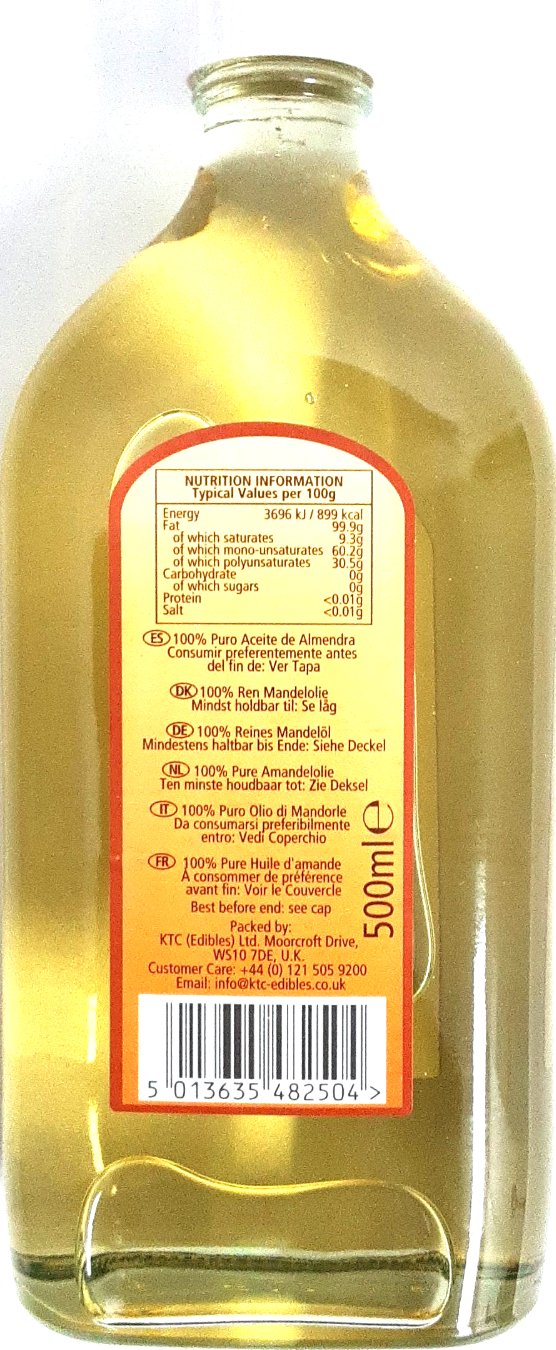 KTC Oil Almond 500ml - Image 2