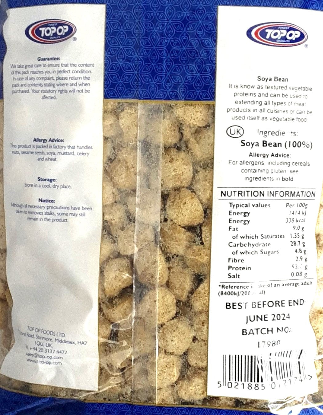 Top Op Soya Chunks 700g - Image 2