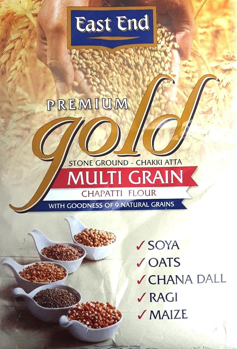 East End Flour Premium Gold Multi Grain Atta 10kg