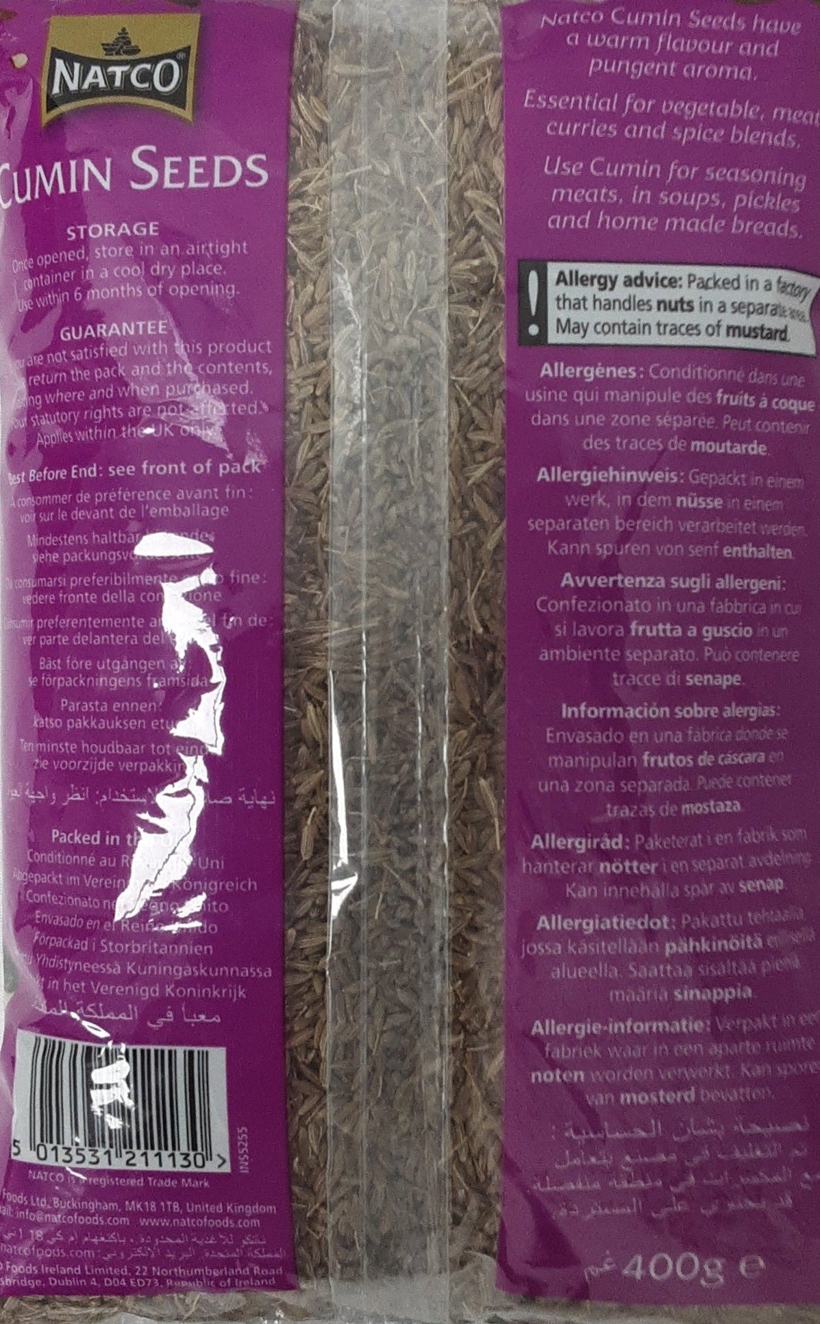 Natco Cumin Seeds Jeera Whole 360g - Image 2