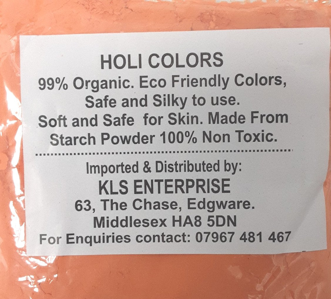 Holi Colours Organic Non Toxic & Eco Friendly 100g Orange Bhagwa