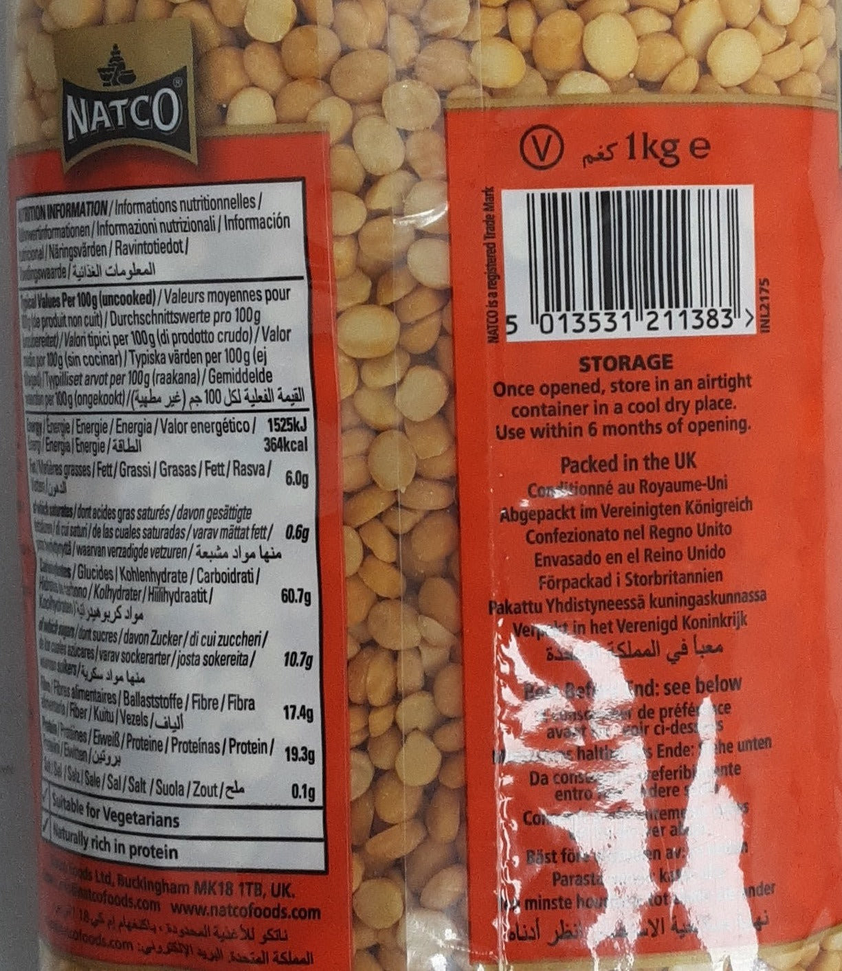 Natco Lentils Chana Dall 1Kg - Image 2
