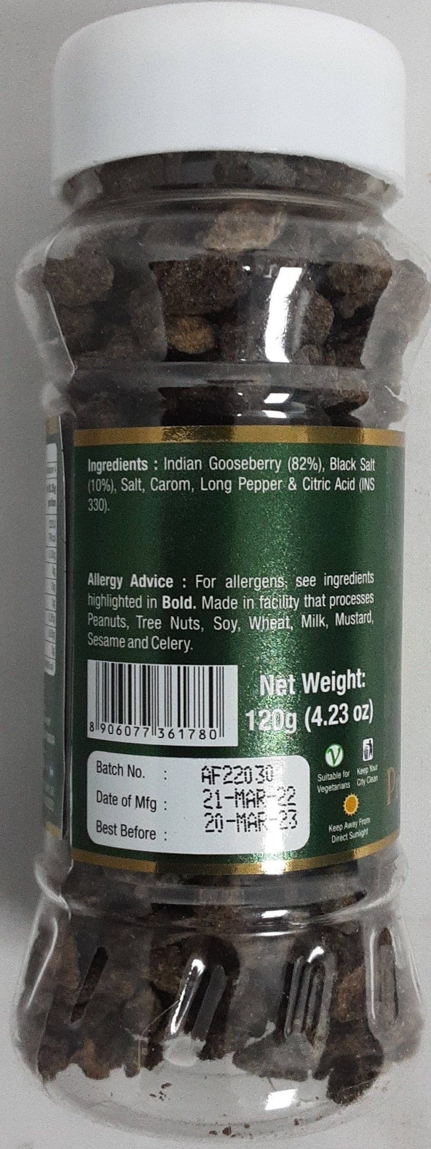 Jaimin Khara Amla Salted Gooseberry 120g - Image 2