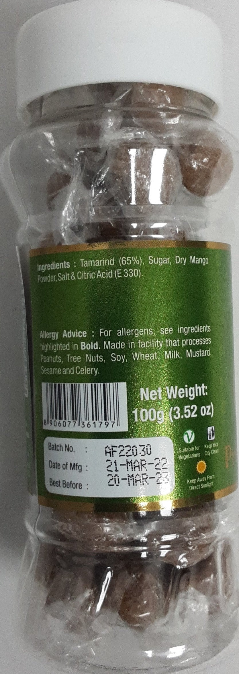 Jaimin Manchali Imli Tamarind Ball 100g - Image 2