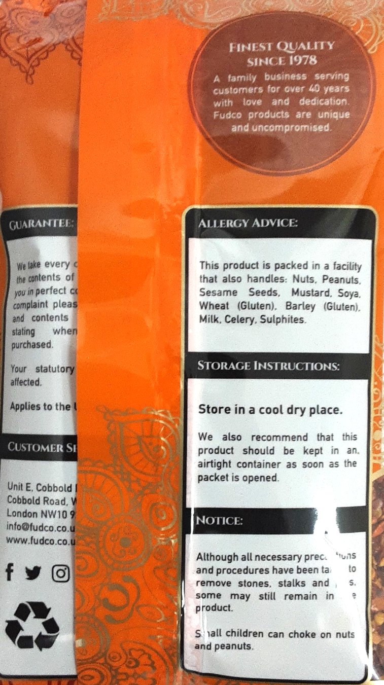 Fudco Chilli Flakes Crushed 250g - Image 2