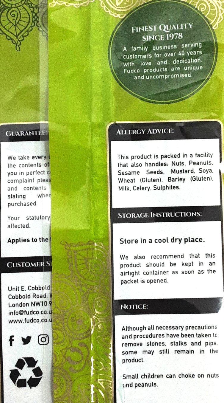 Fudco Green Raisins 250g - Image 2