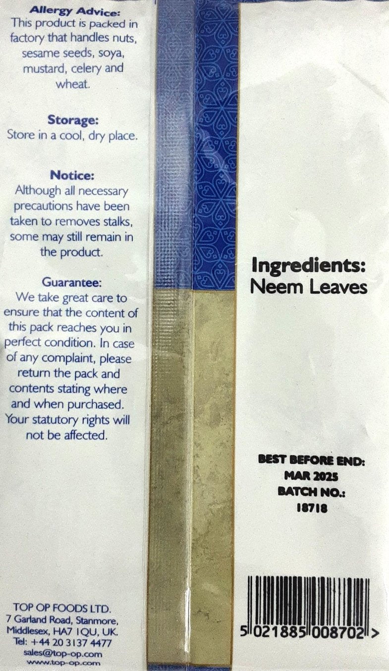 Top Op Neem Leaf Powder 100g - Image 2