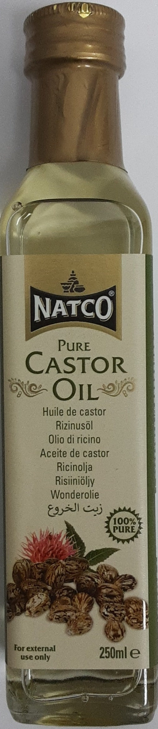 Natco Oil Castor Pure 250ml
