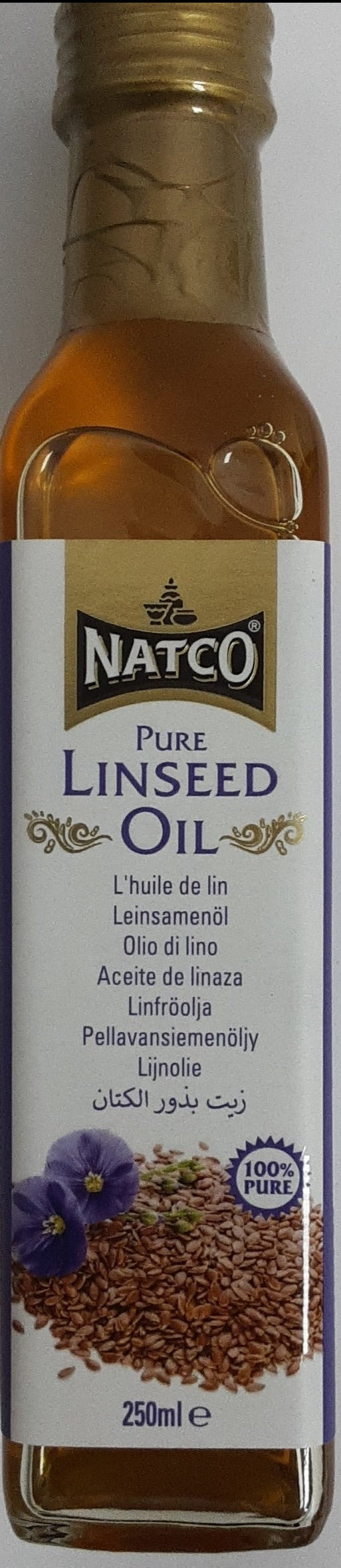 Natco Oil Linseed Pure 250ml