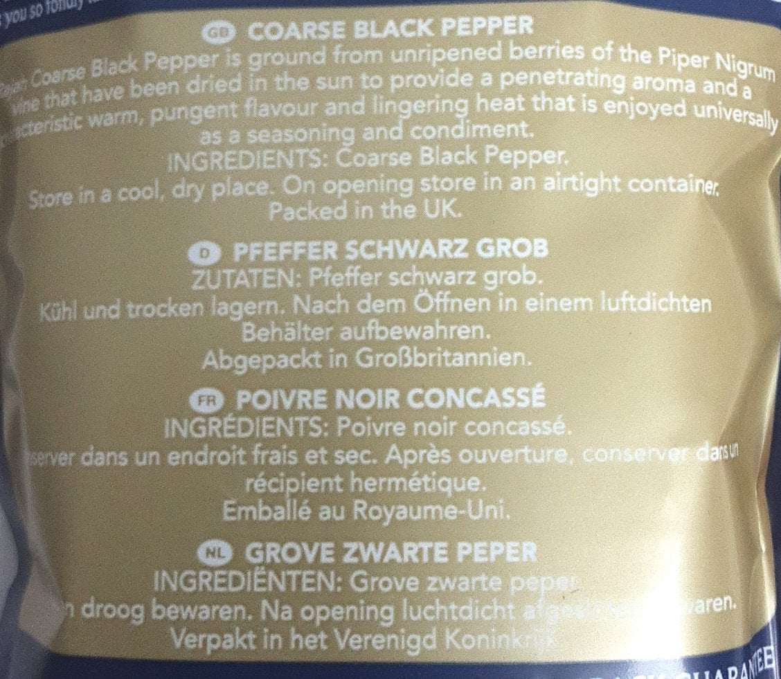 Rajah Black Pepper Coarse 100g - Image 2