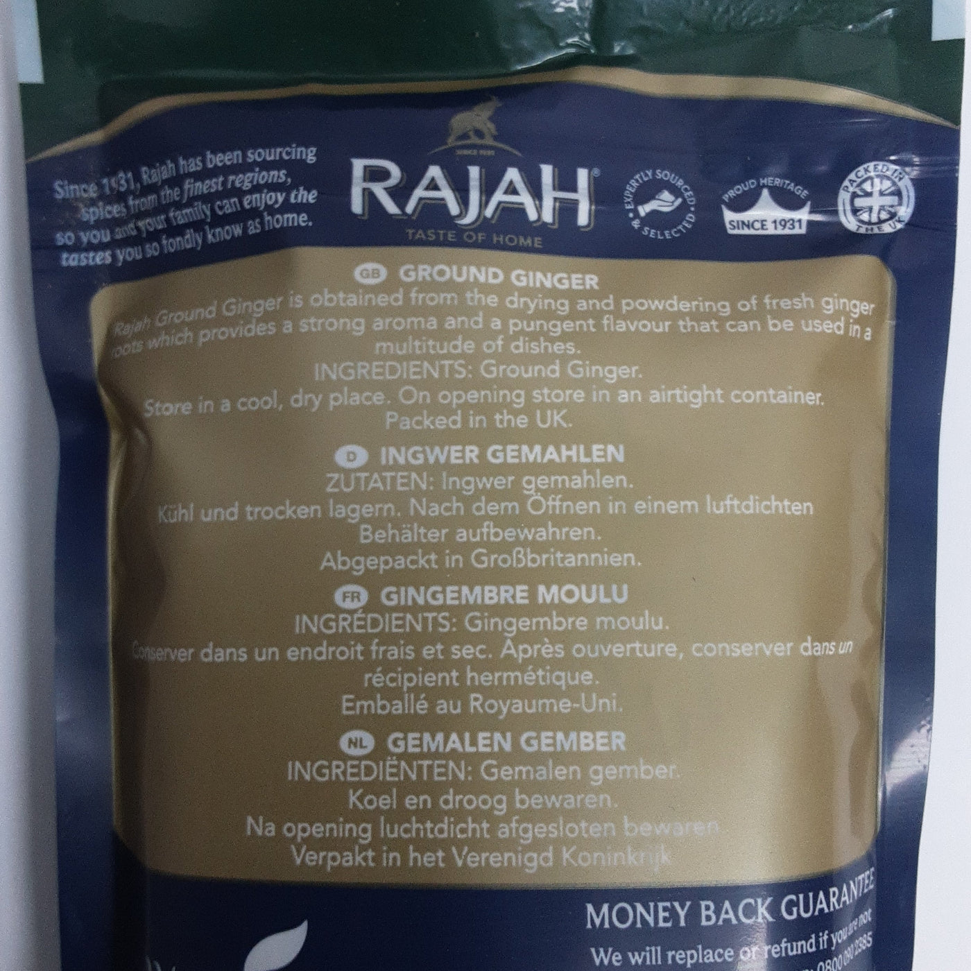 Rajah Ginger Ground 85g - Image 2