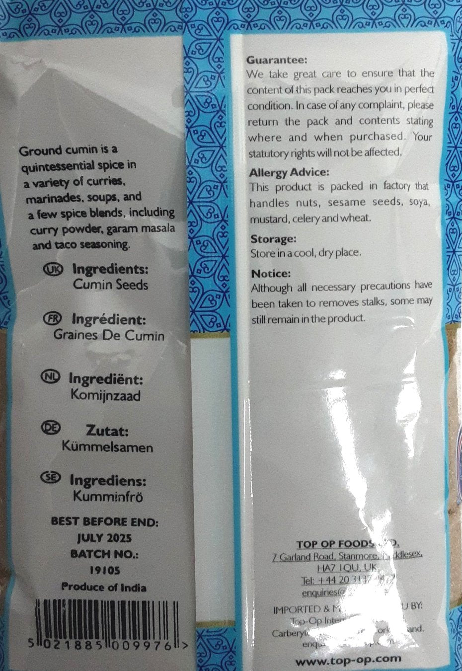 Top Op Jeera Powder 100g - Image 2