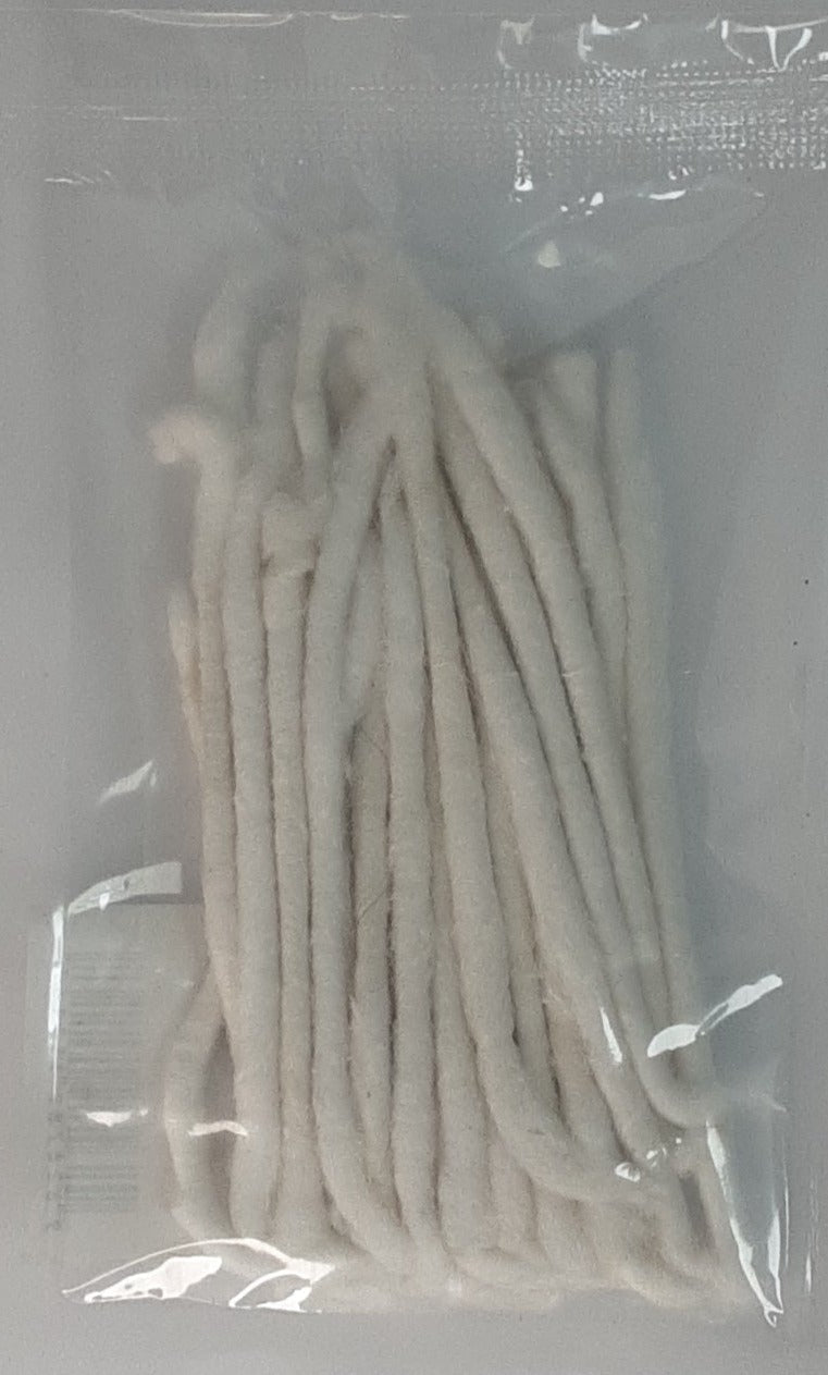 Food Factory Cotton Wick Long Jyot White 24 Wicks - Image 2