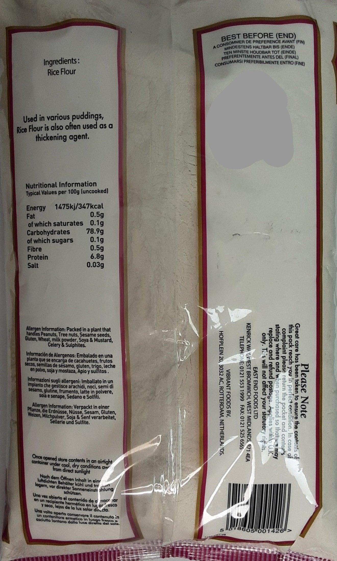 East End Rice Flour 1.5Kg - Image 2