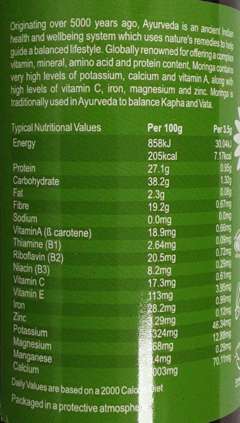Ayumi Organic Super Foods Moringa Powder 100g - Image 2