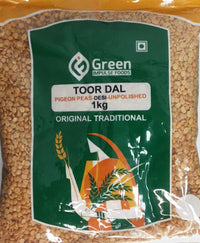 Green Impulse Foods Lentils Toor Dall Unpolished Desi 1Kg