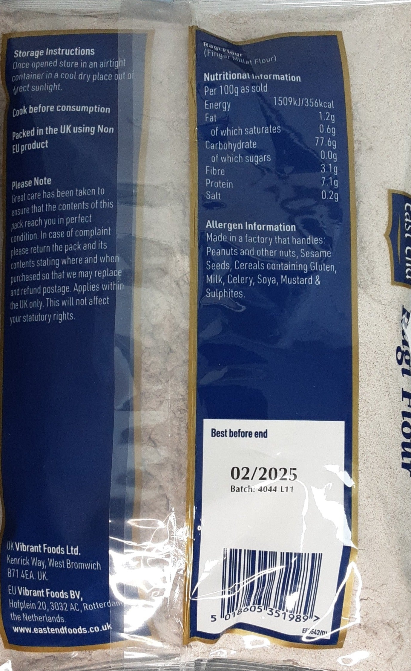 East End Ragi Flour 1Kg - Image 2
