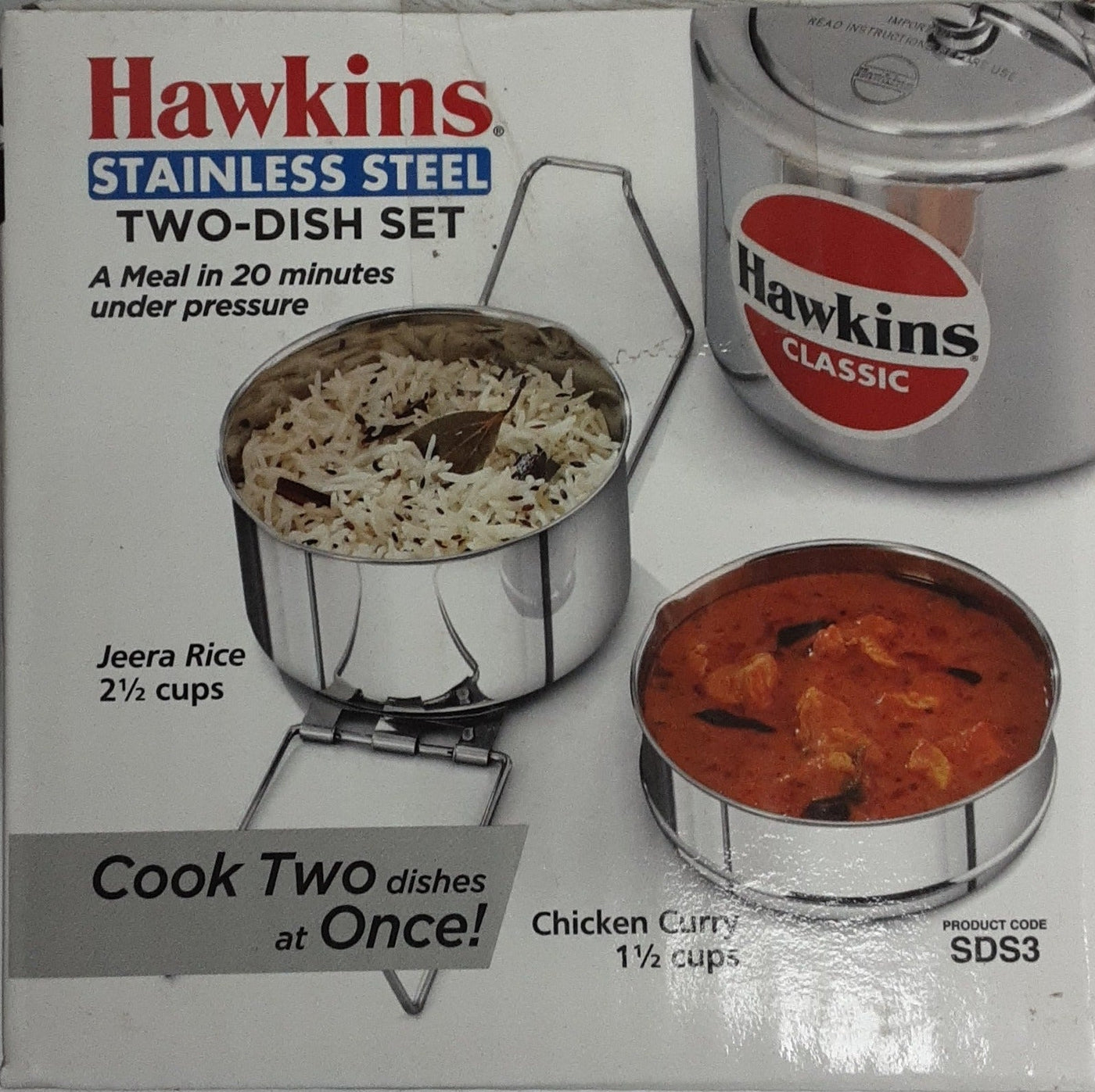 Hawkins Stainless Seel Two Dish Set