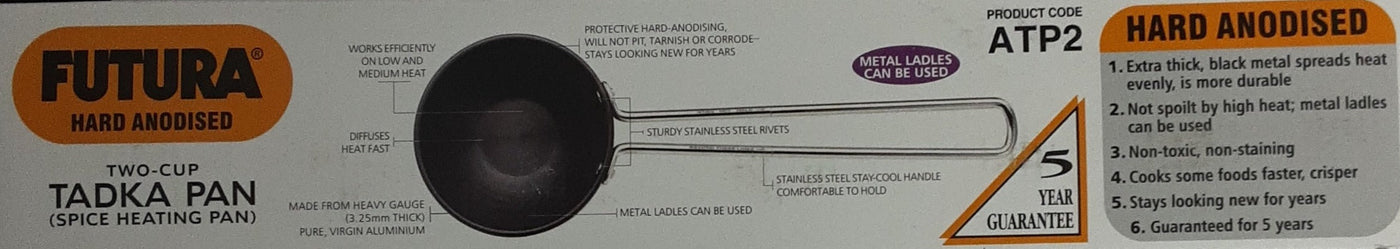 Hawkins Tadka Pan Two Cup 480ml - Image 2