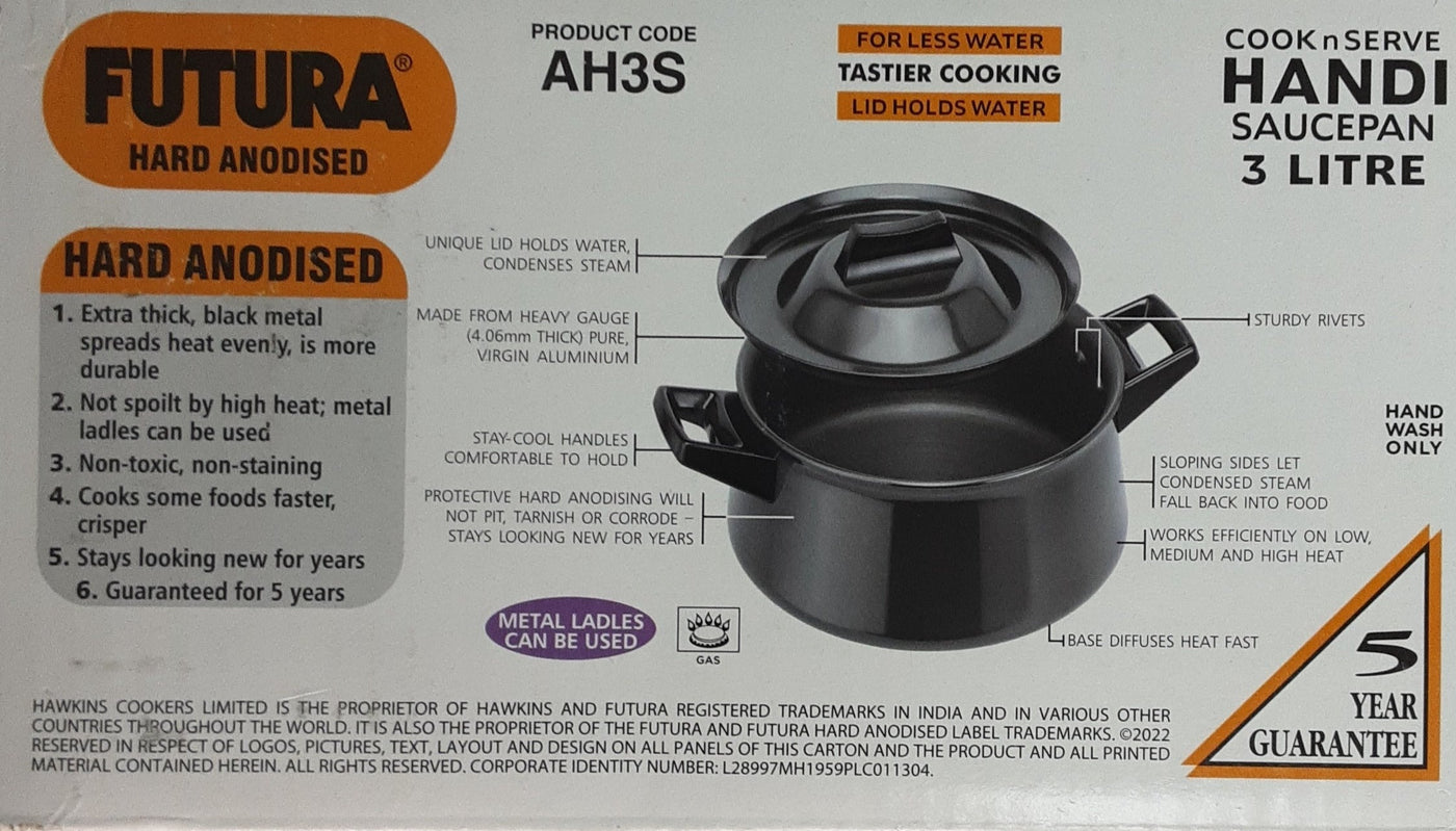 Hawkins Handi Saucepan 3Litre - Image 2