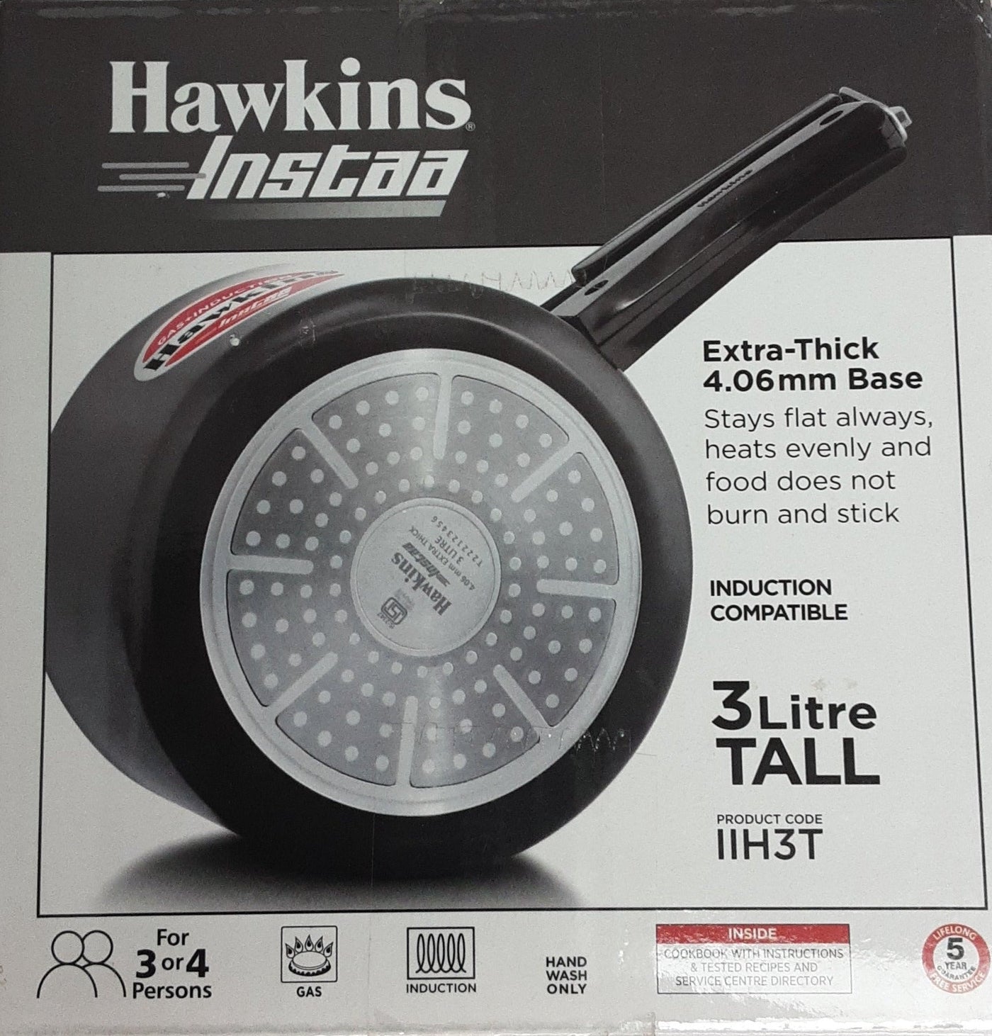 Hawkins Pressure Cooker Tall 3Litre - Image 2