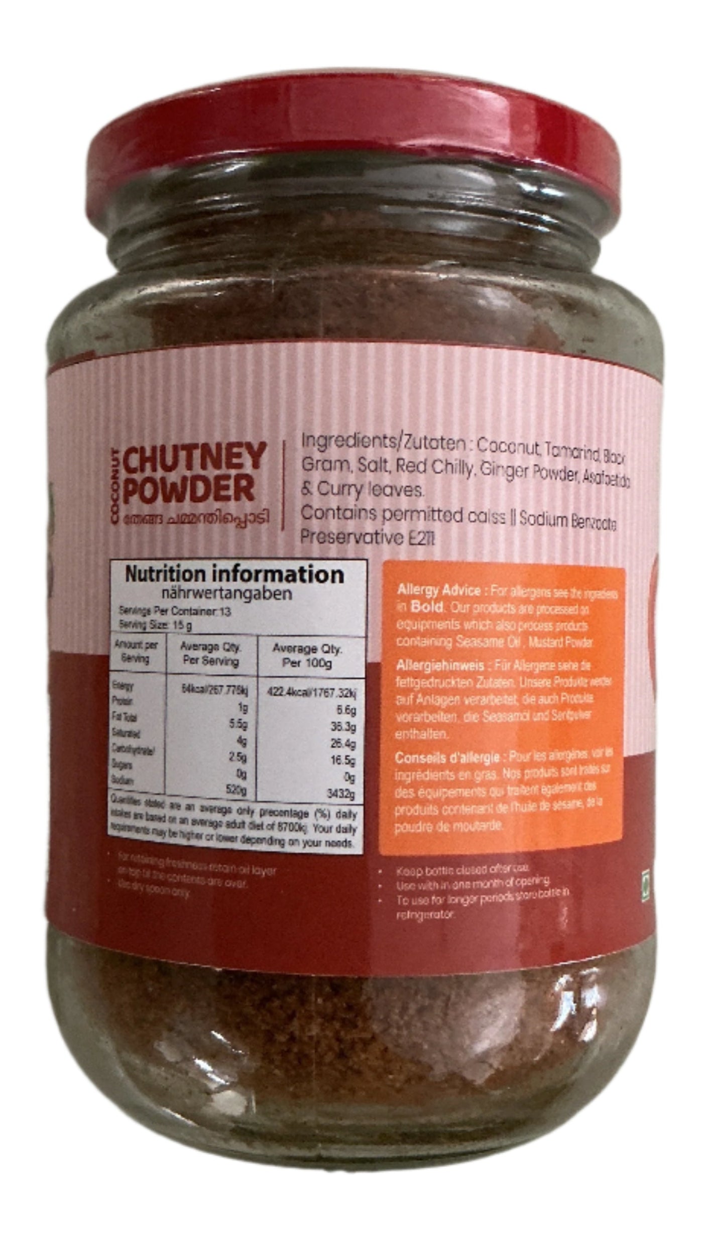 Malabar Choice Chutney Coconut Powder 200g - Image 2