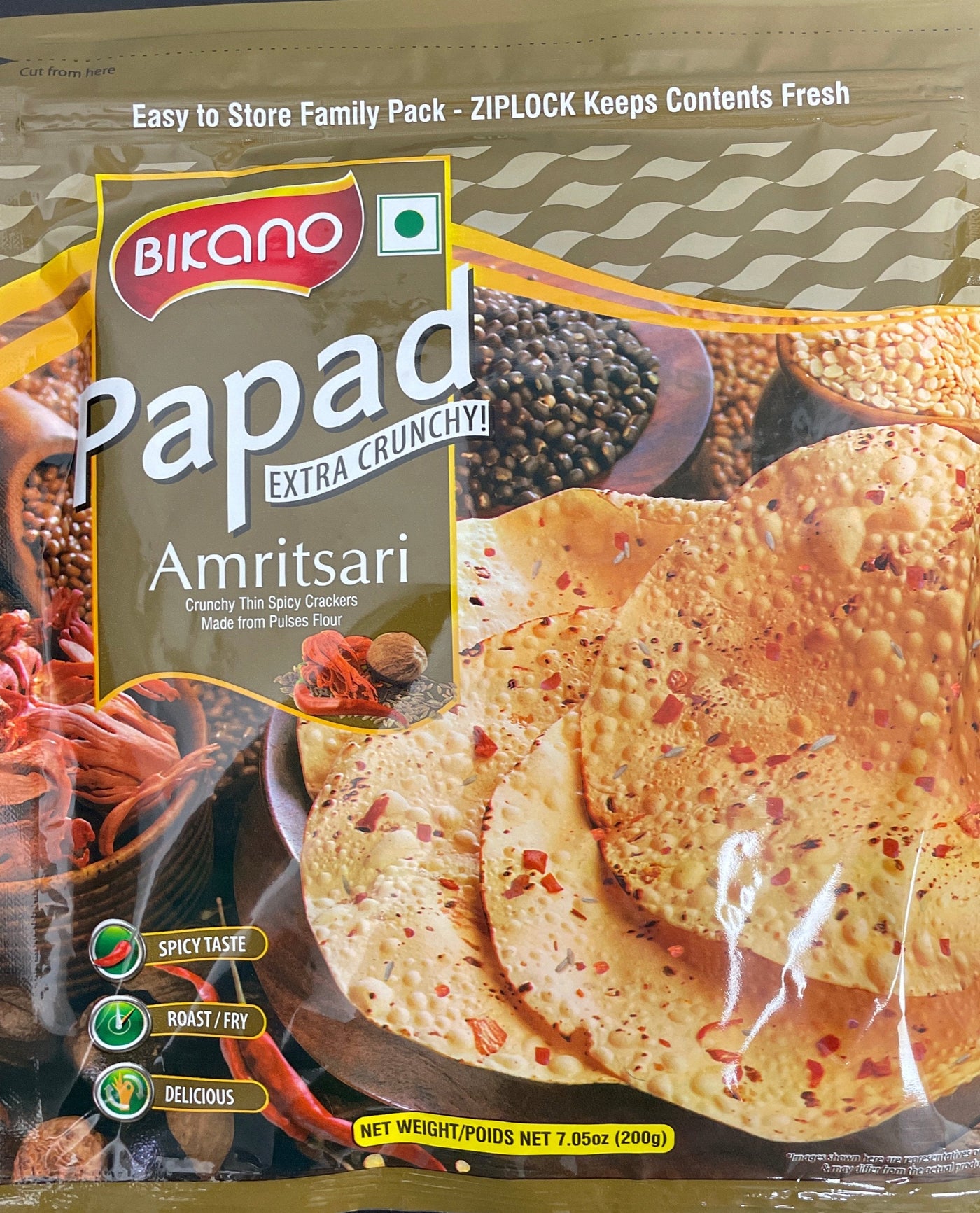 Bikano Papad Amritsari 200g PM