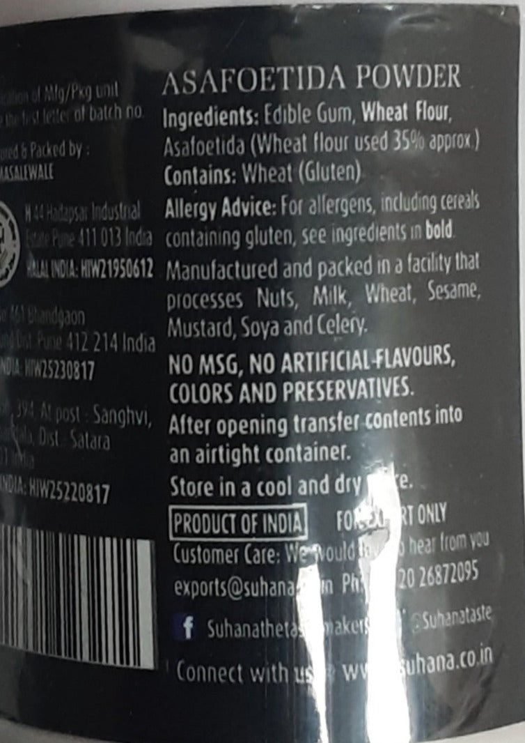 Suhana Hing Asafoetida Powder 50g - Image 2